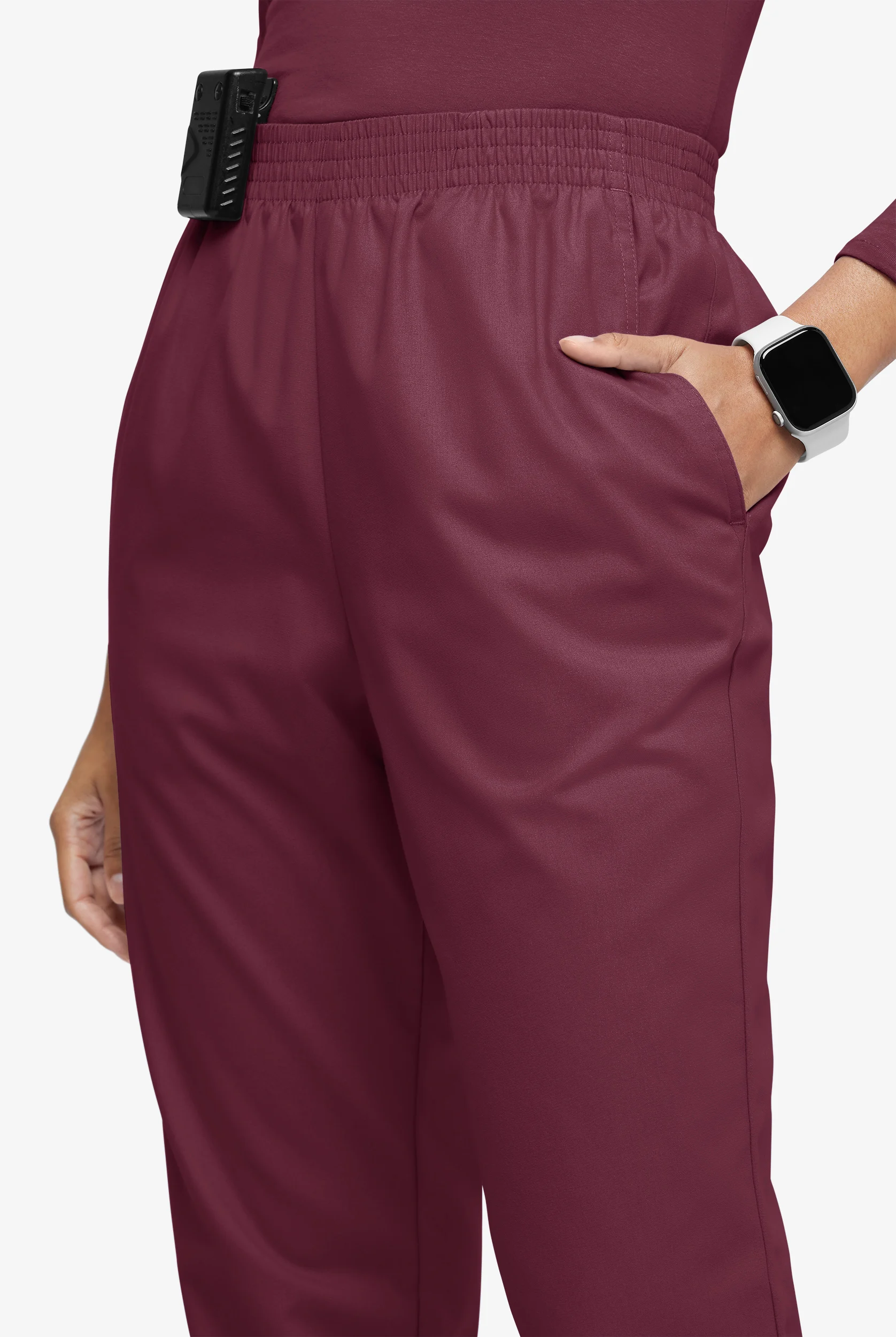 Butter-Soft Originals Women's 2-Pocket High Waisted Boot Cut Scrub Pants - Petite