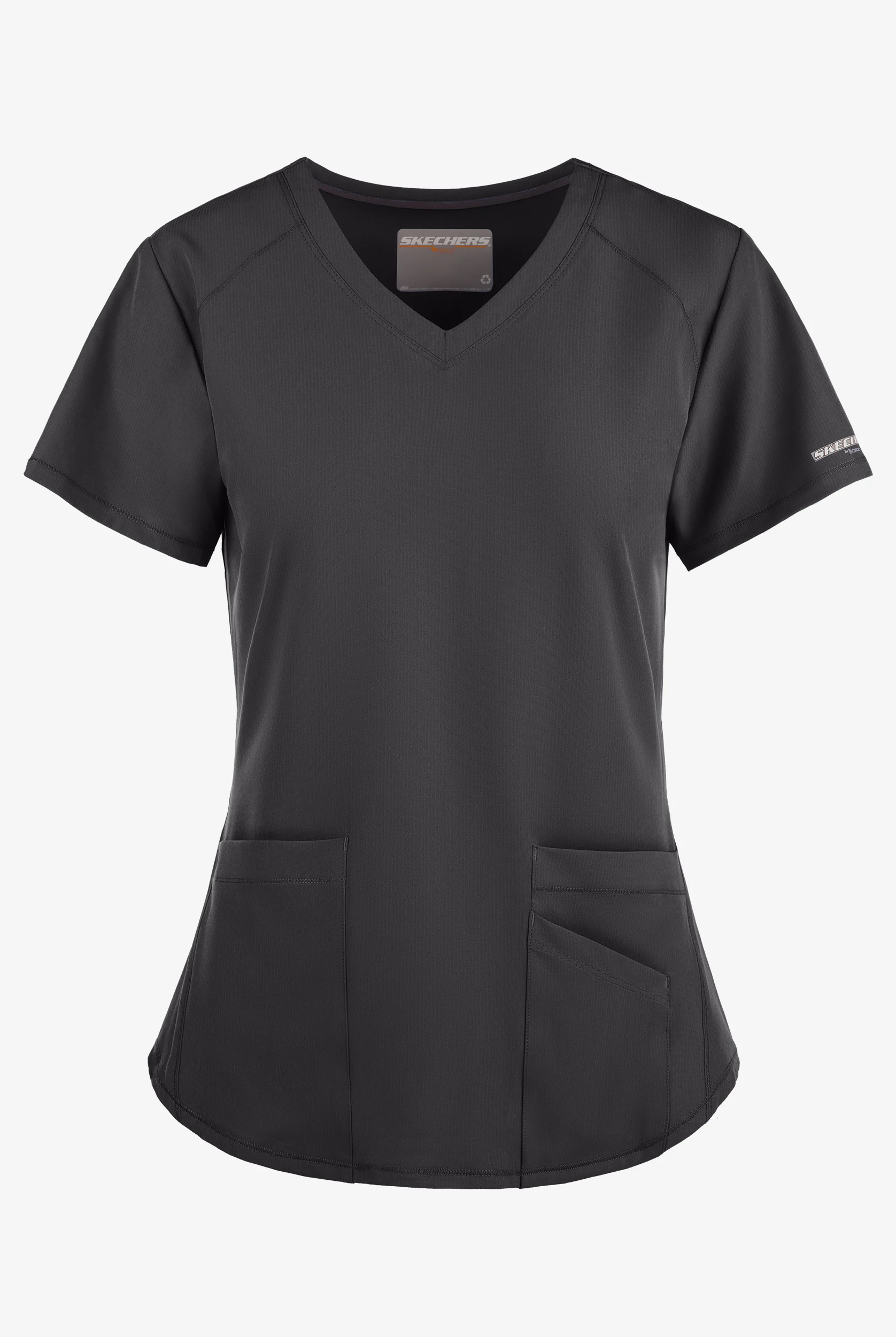 Skechers by Barco Breeze Women's 3-Pocket STRETCH V-Neck Scrub Top