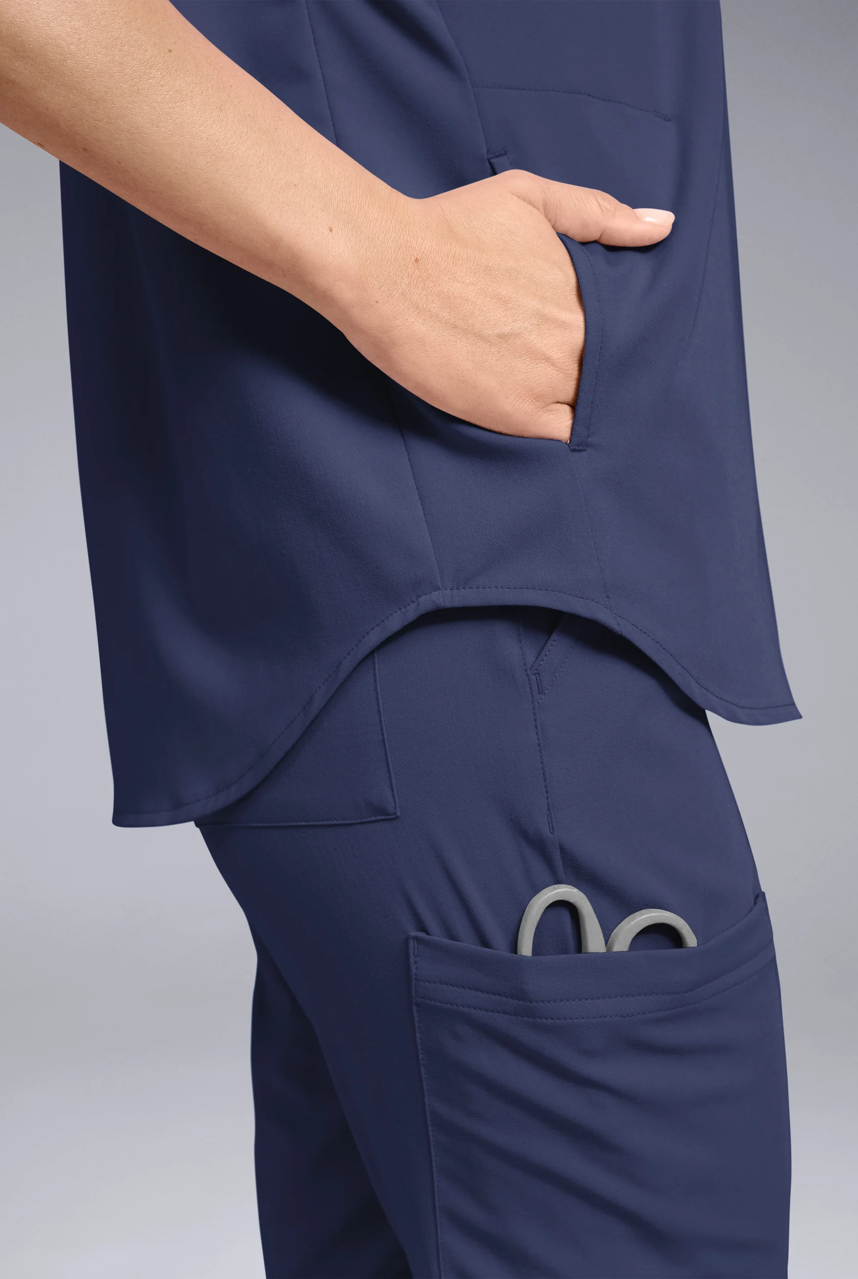 Hypothesis Women's Meta Oversized Dolman Sleeve Scrub Top