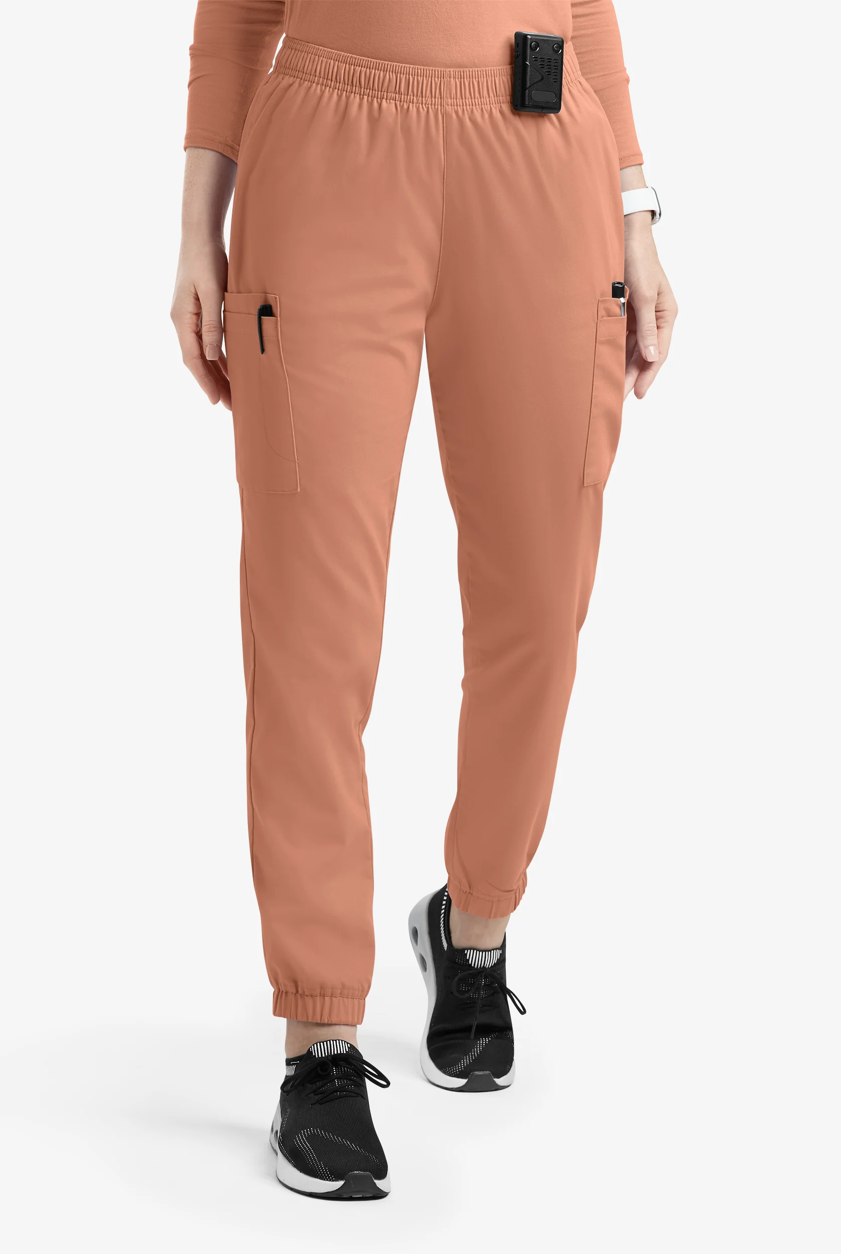 Butter-Soft Originals Women's 7-Pocket Tapered Jogger Cargo Scrub Pants