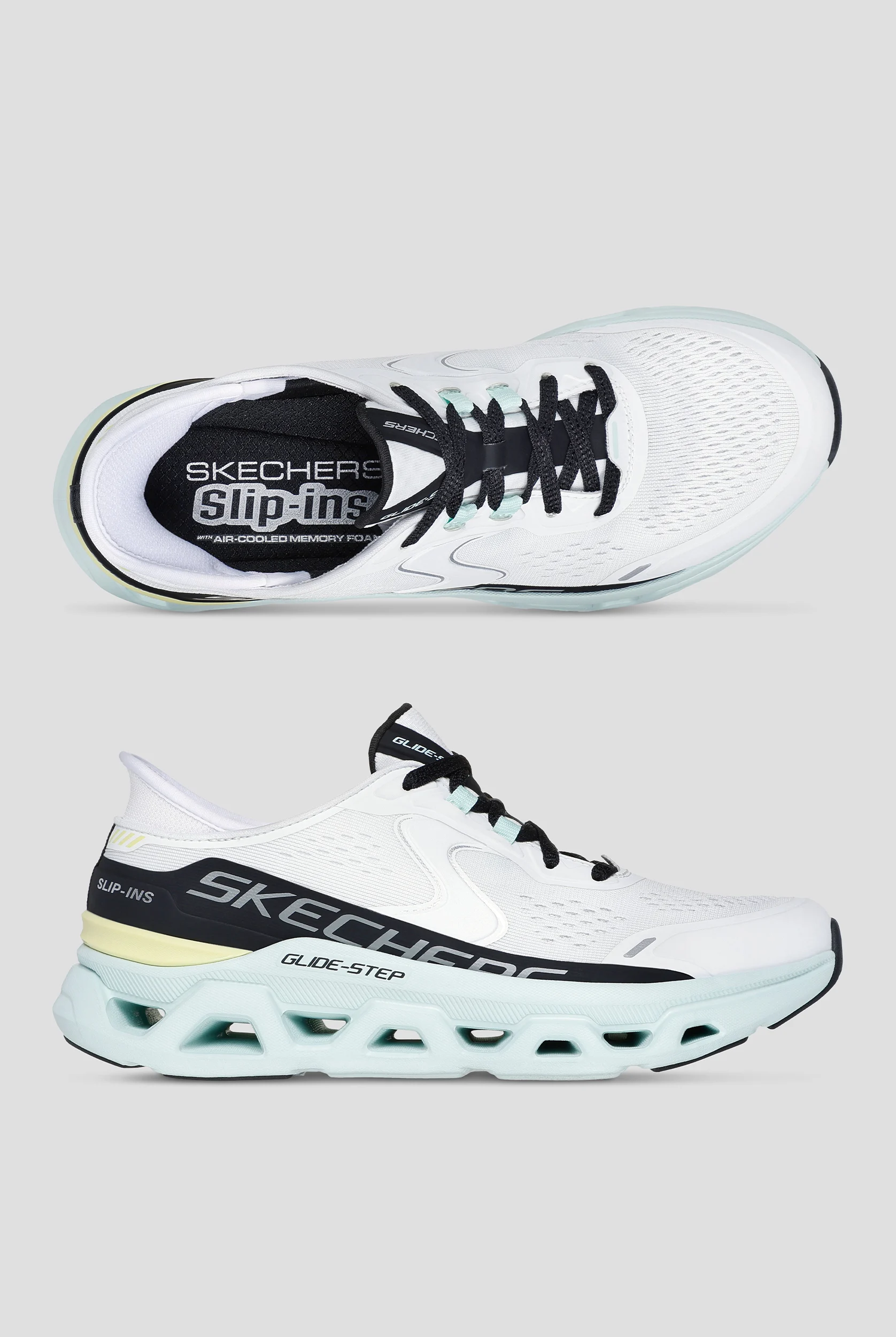 Skechers Sport SKECHERS SLIP-INS: GLIDE-STEP ALTUS White Athletic Slip-On Shoes