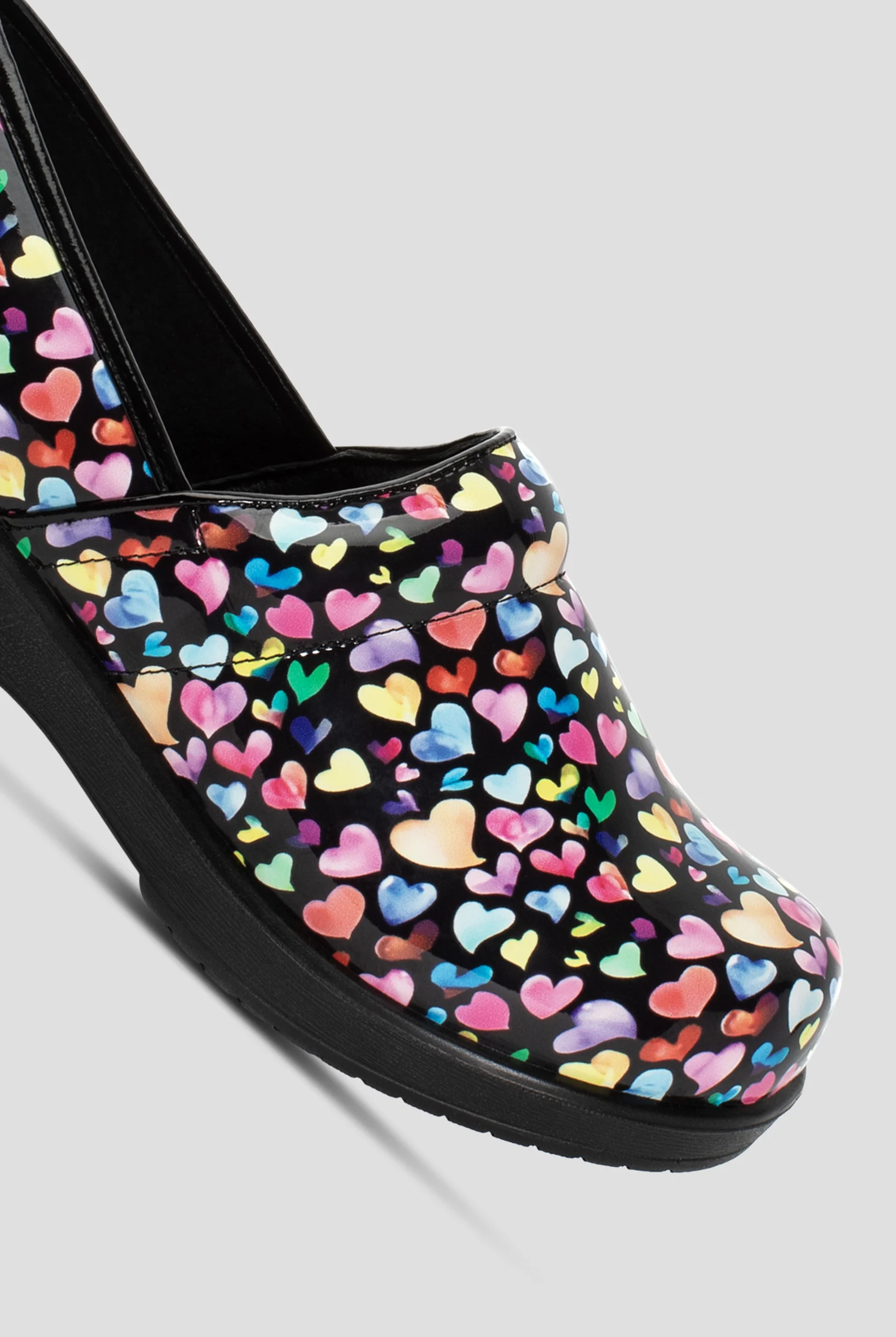 Savvy Women's Brandy Hearts Nursing Clogs