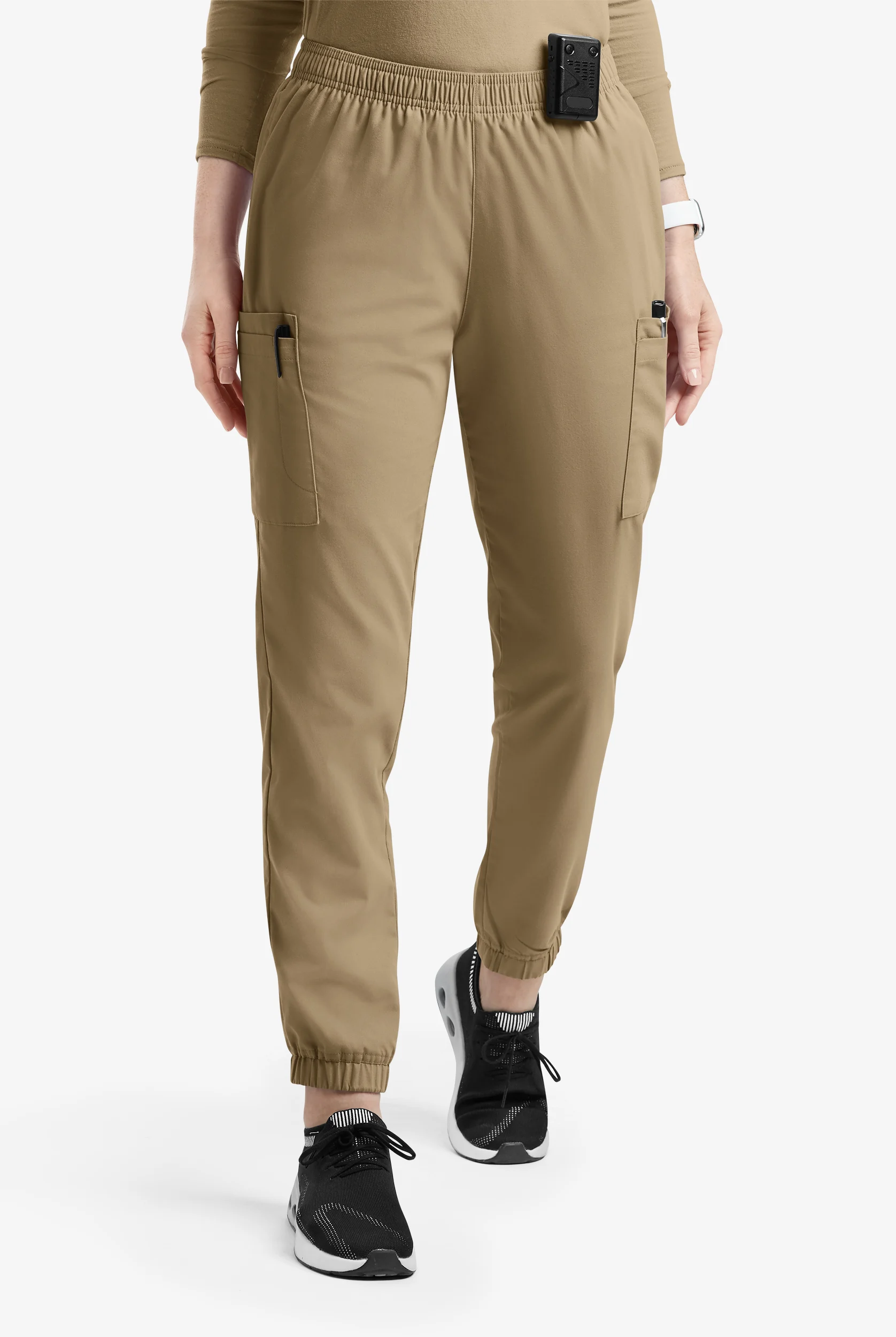 Butter-Soft Originals Women's 7-Pocket Tapered Jogger Cargo Scrub Pants