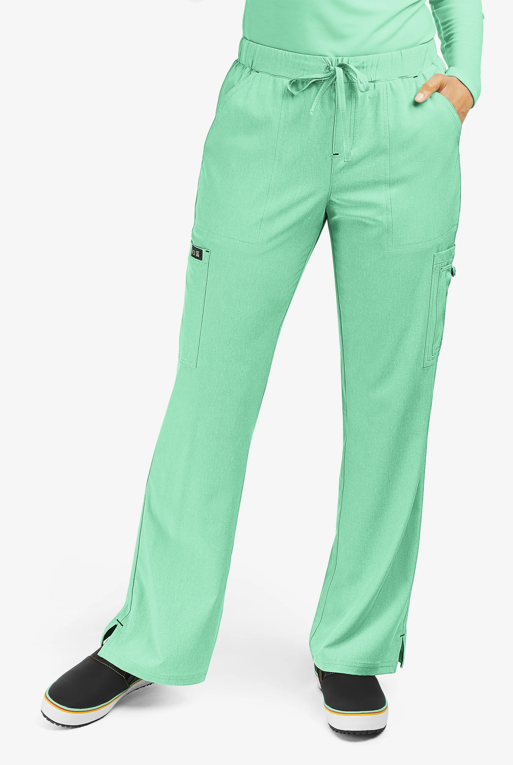 koi Basics Holly Women's 8-Pocket STRETCH Cargo Scrub Pants