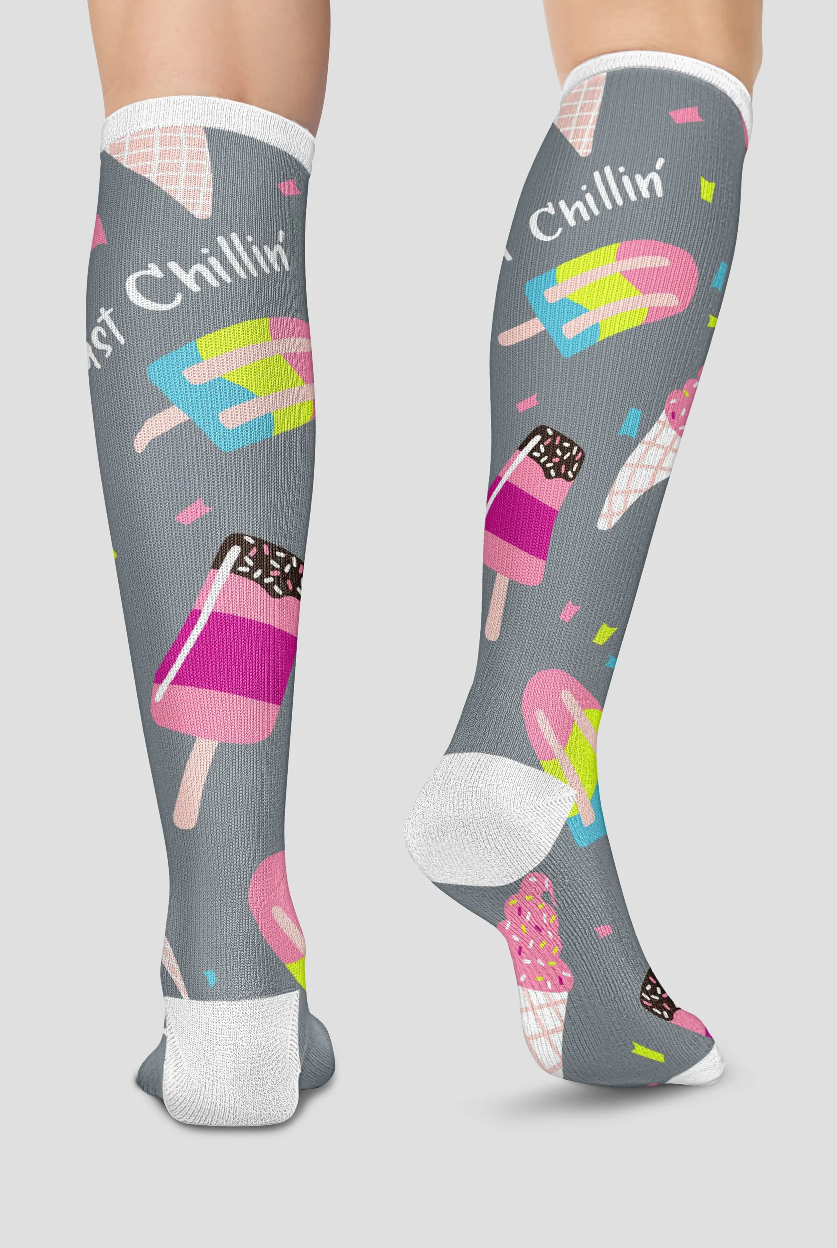 Cherokee Just Chillin' Women's 10-15 mmHg Light Compression Socks