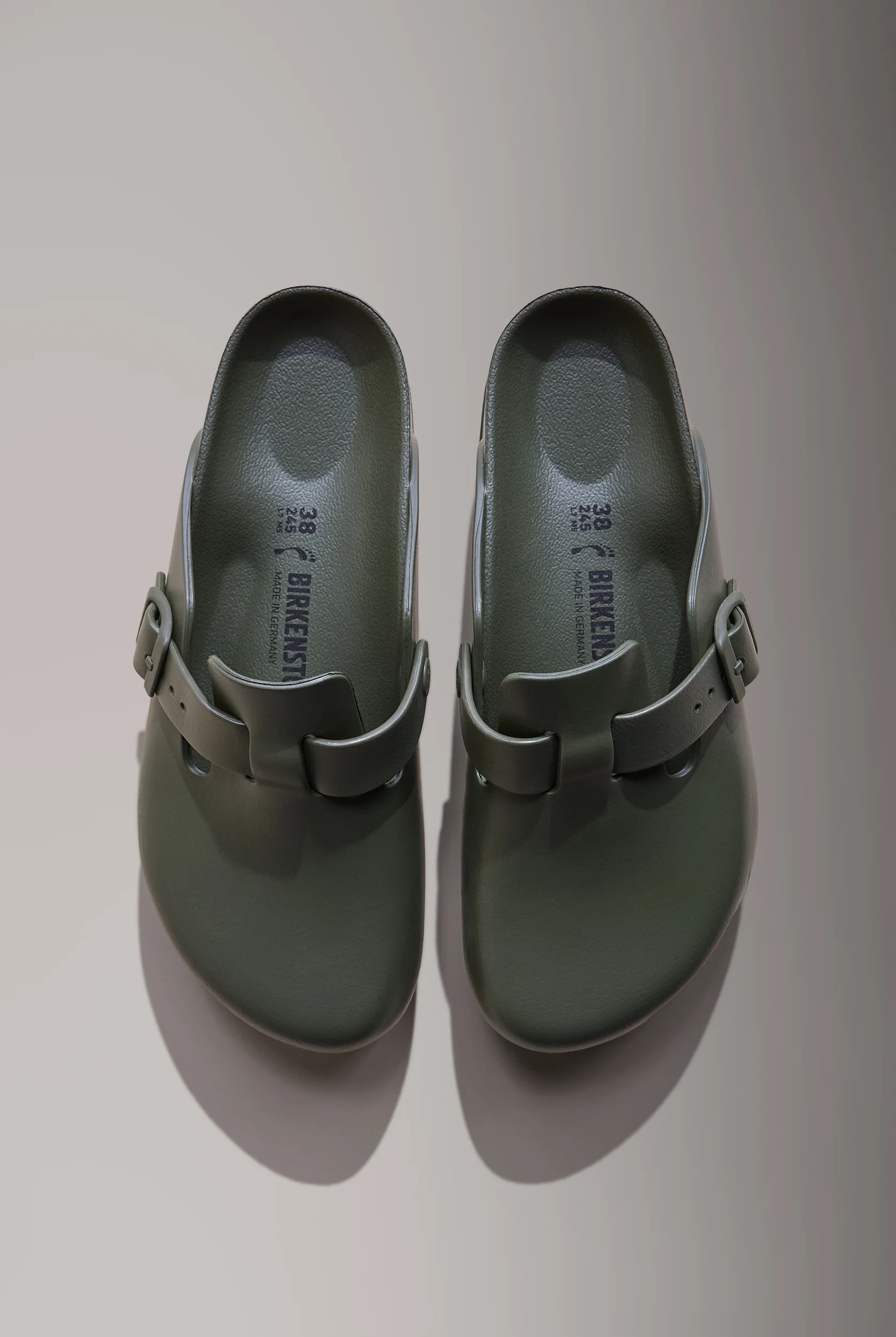 Birkenstock Women's Boston Essentials EVA Khaki Clogs