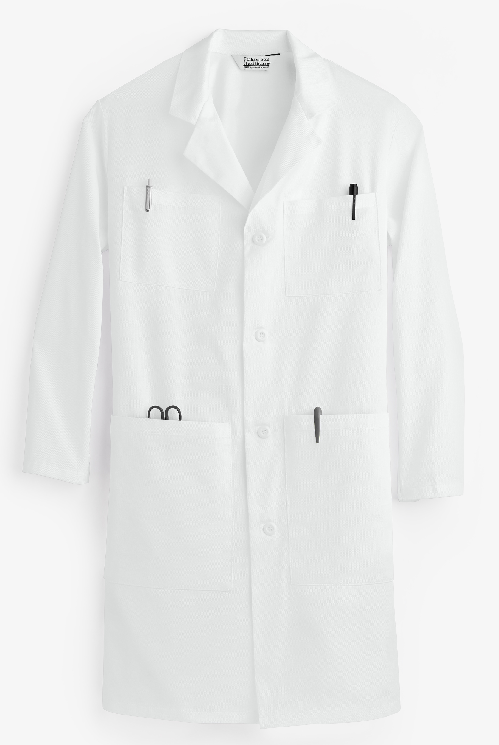 Fashion Seal Unisex 41" 8-Pocket Lab Coat
