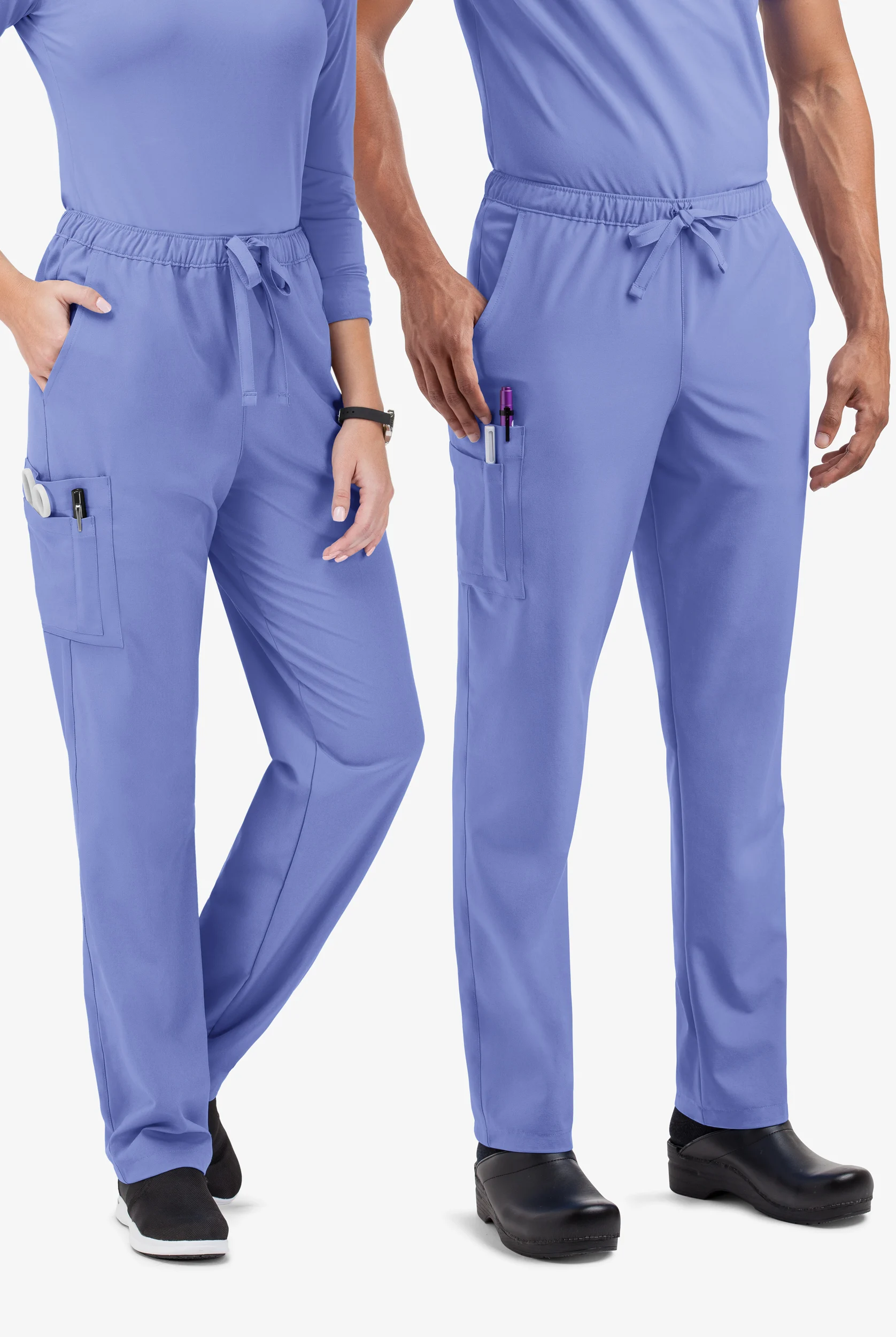Easy STRETCH Morgan Unisex 5-Pocket Drawstring Scrub Pants