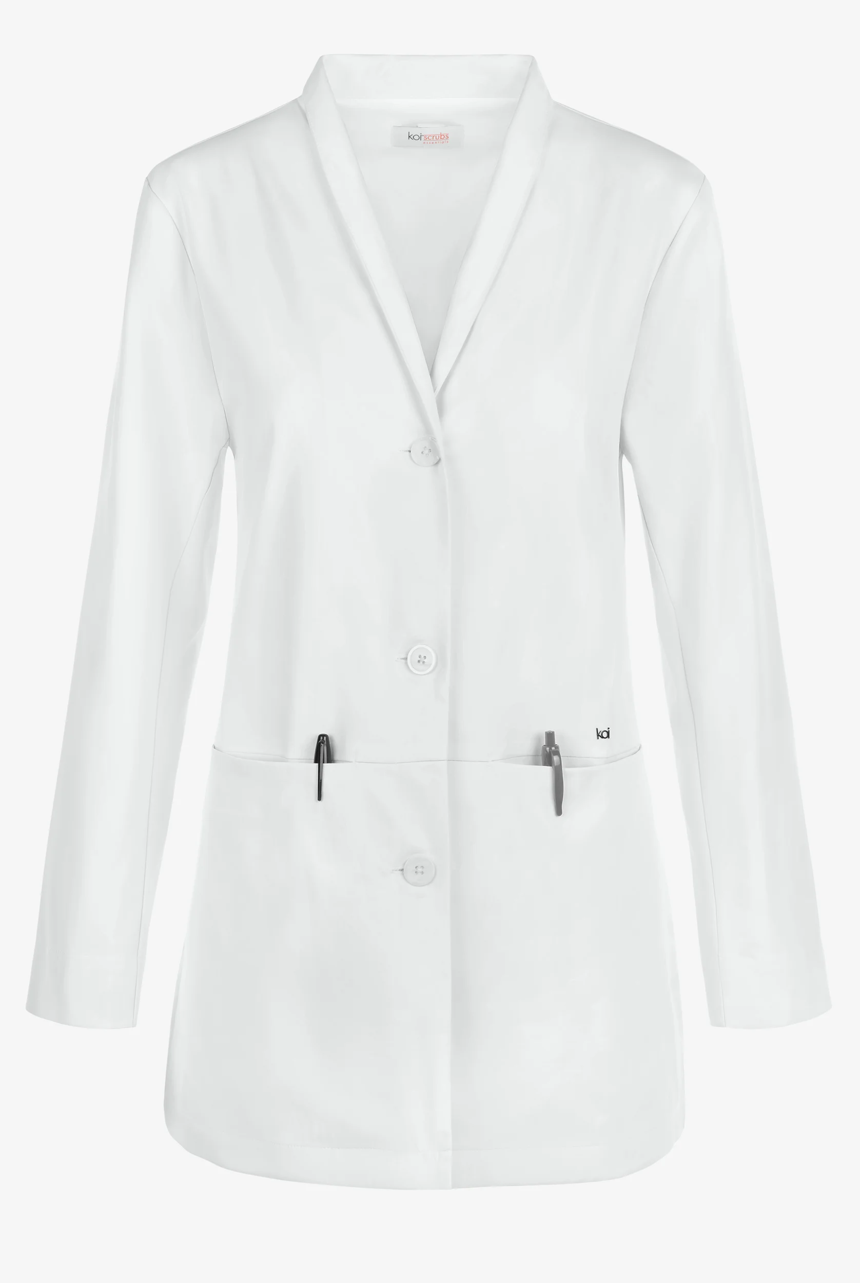 Koi Essentials Care Women's 31 1/2" 2-Pocket Lab Coat