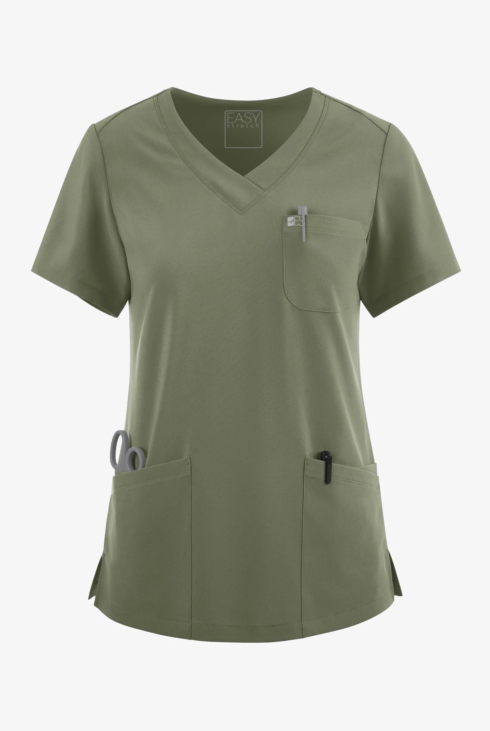 Easy STRETCH Tessa Women's 5-Pocket V-Neck Scrub Top