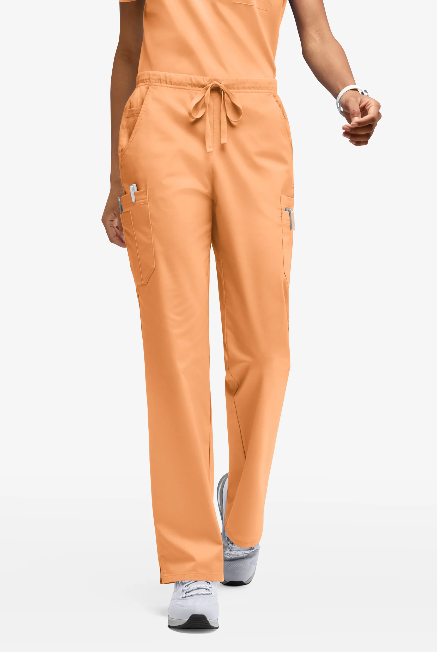 Butter-Soft STRETCH Women&rsquo;s 10-Pocket Mid Rise Straight Leg Scrub Pant