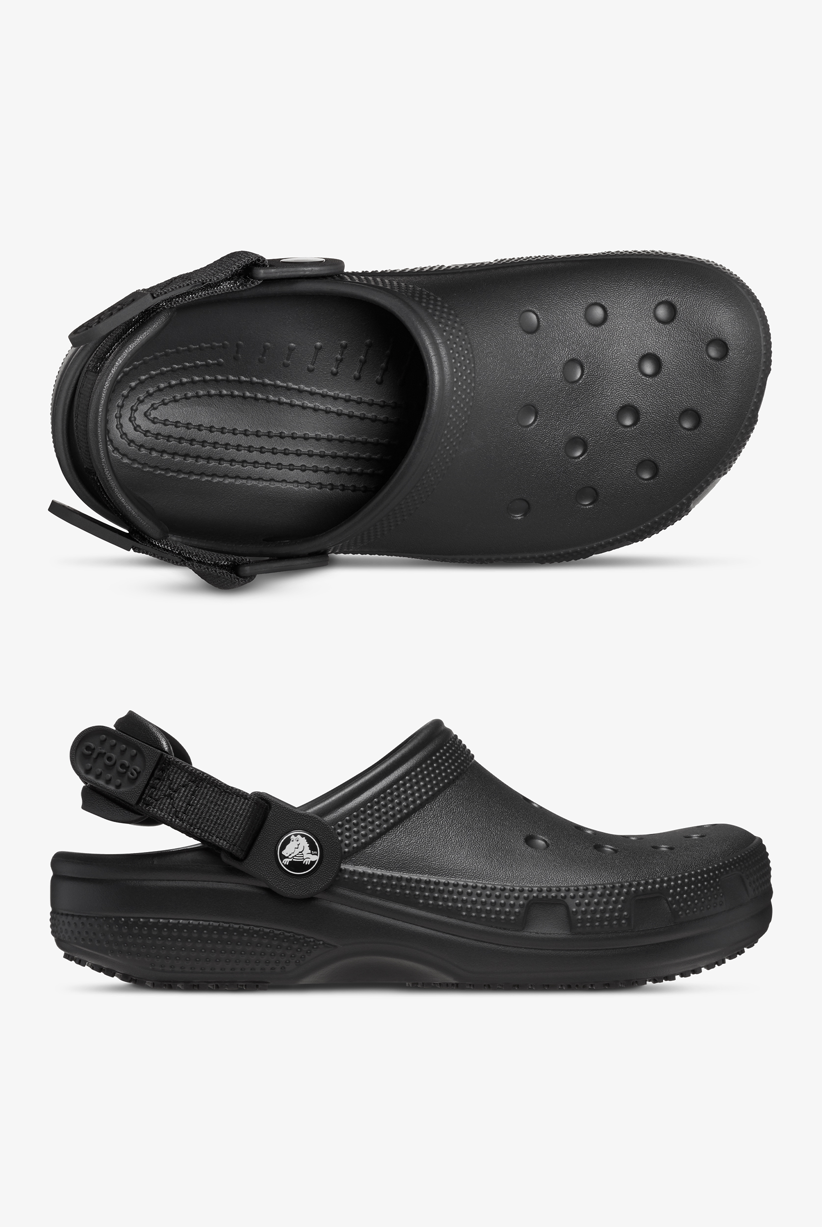 Crocs Unisex Classic Work Black Clogs