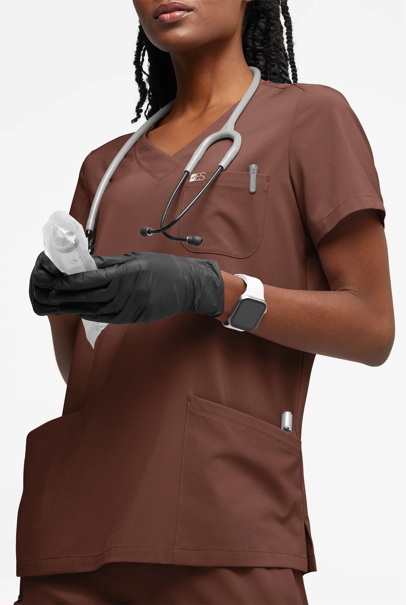 Easy STRETCH Tessa Women's 5-Pocket V-Neck Scrub Top