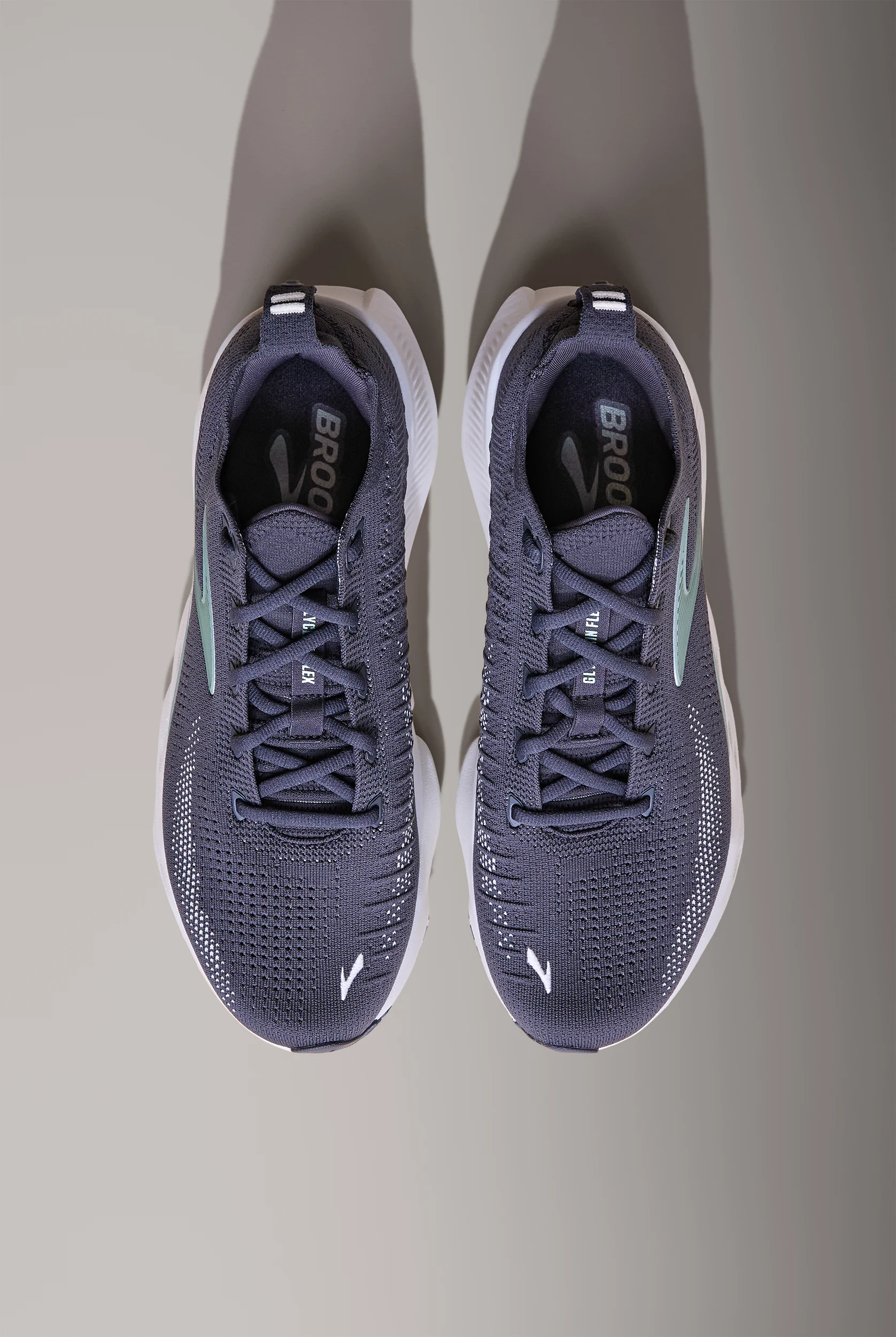 Zapatillas deportivas Brooks Glycerin Flex Phantom/Metallic/Coconut con cordones para hombre