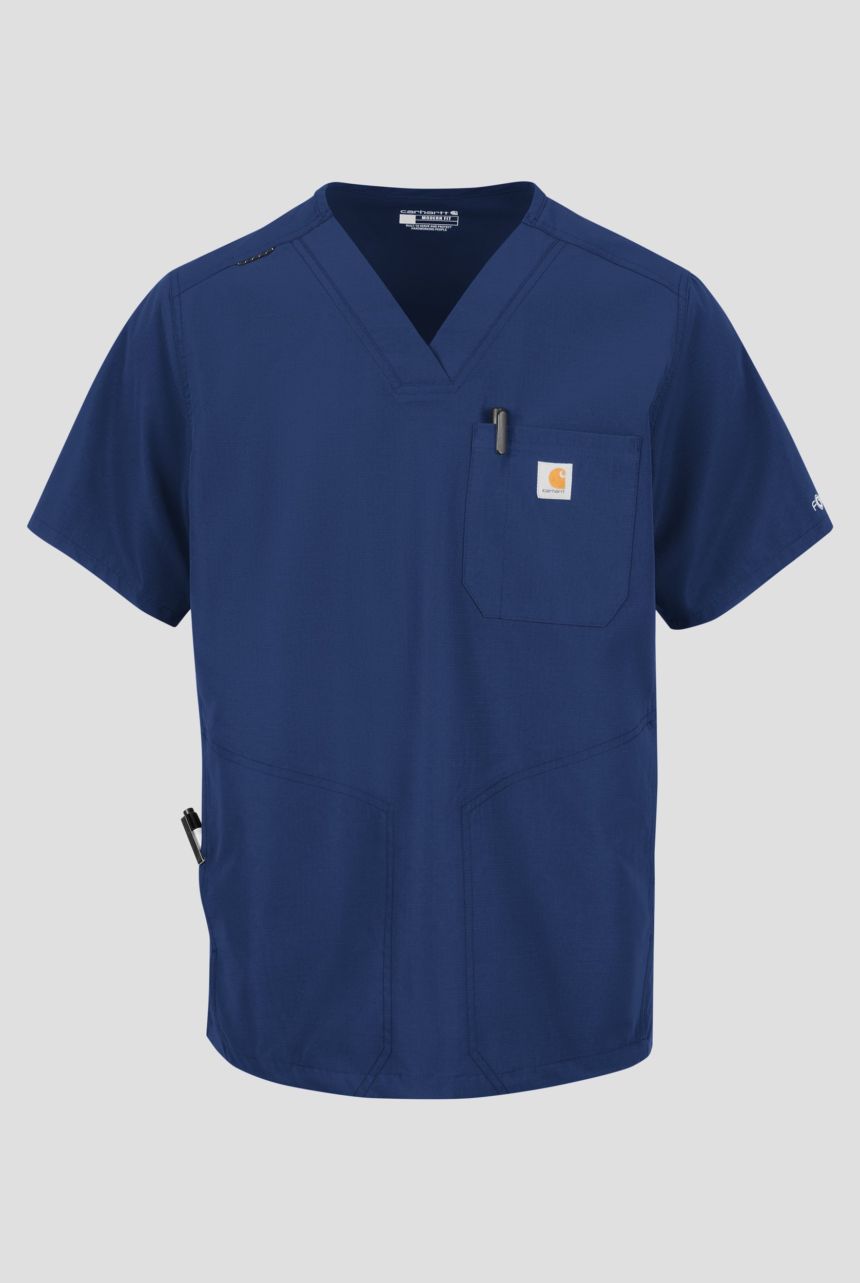 Carhartt FLD & RSCU Rugged Flex Men's 4-Pocket STRETCH V-Neck Ripstop Scrub Top