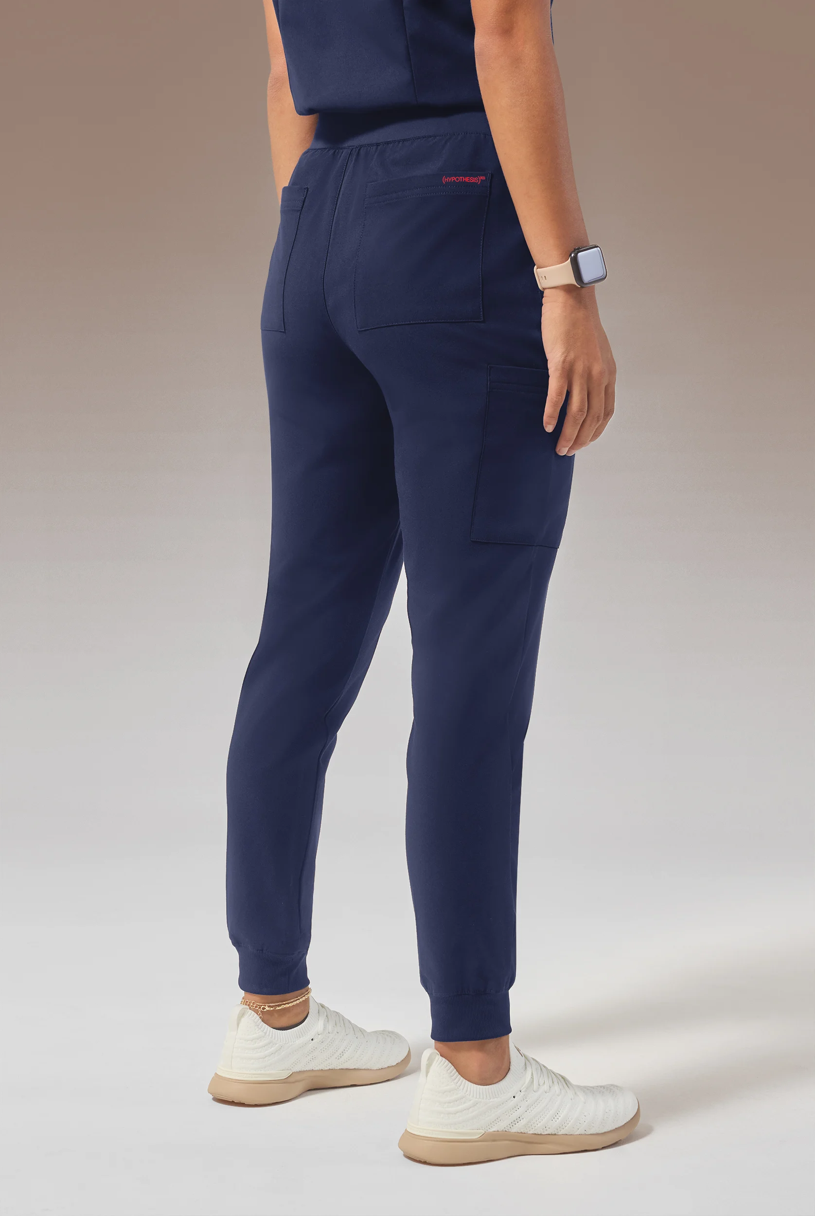Hypothesis (RED) Base Women's 6-Pocket STRETCH Jogger Scrub Pant