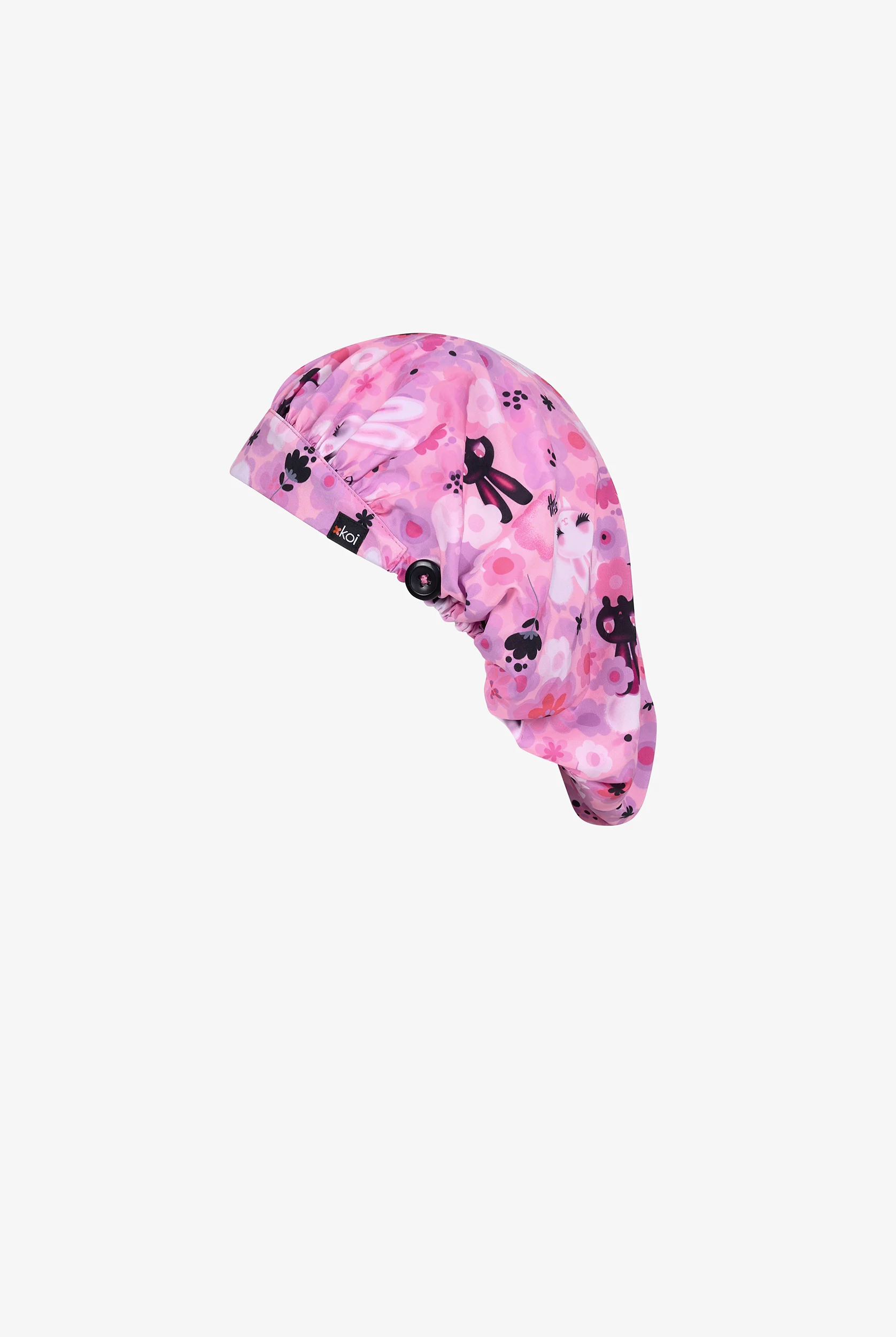 Koi Lite Fluff Bunnies Scrub Hat