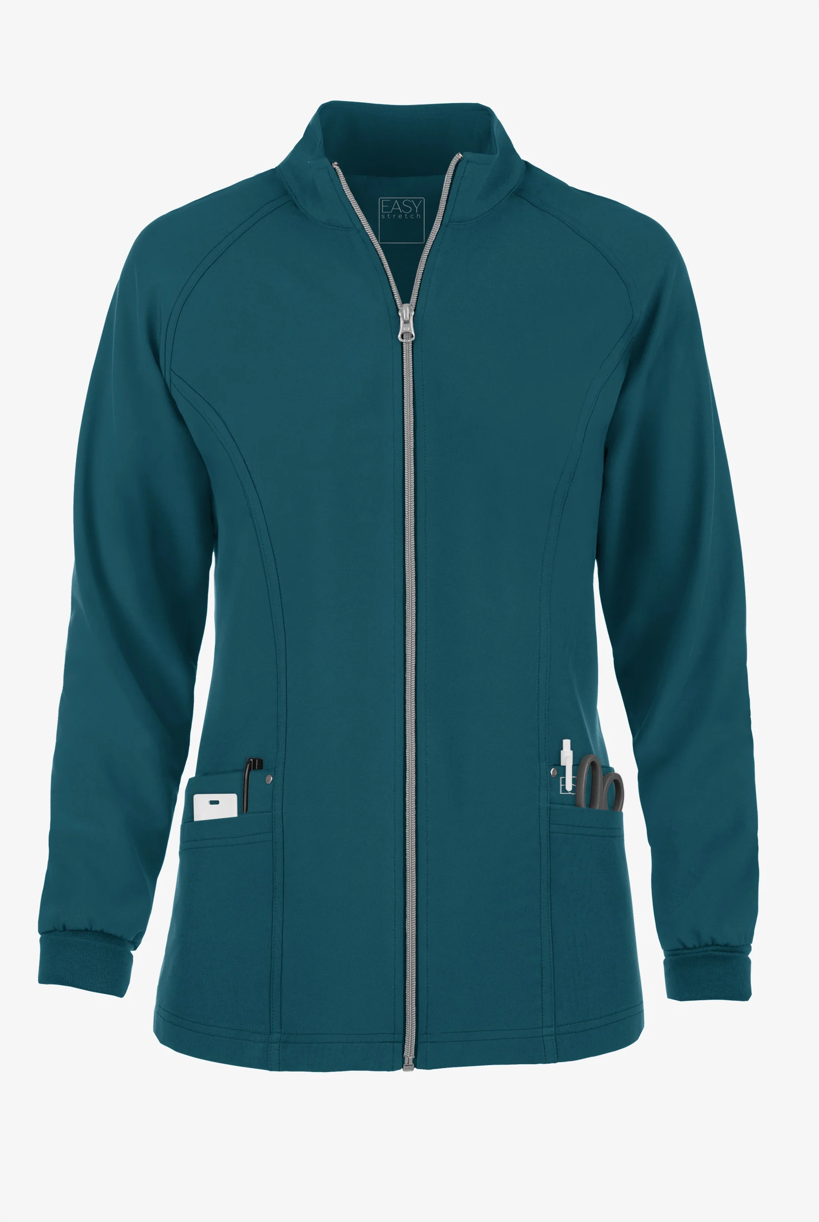 Easy STRETCH Zadie Women's 4-Pocket Raglan Scrub Jacket