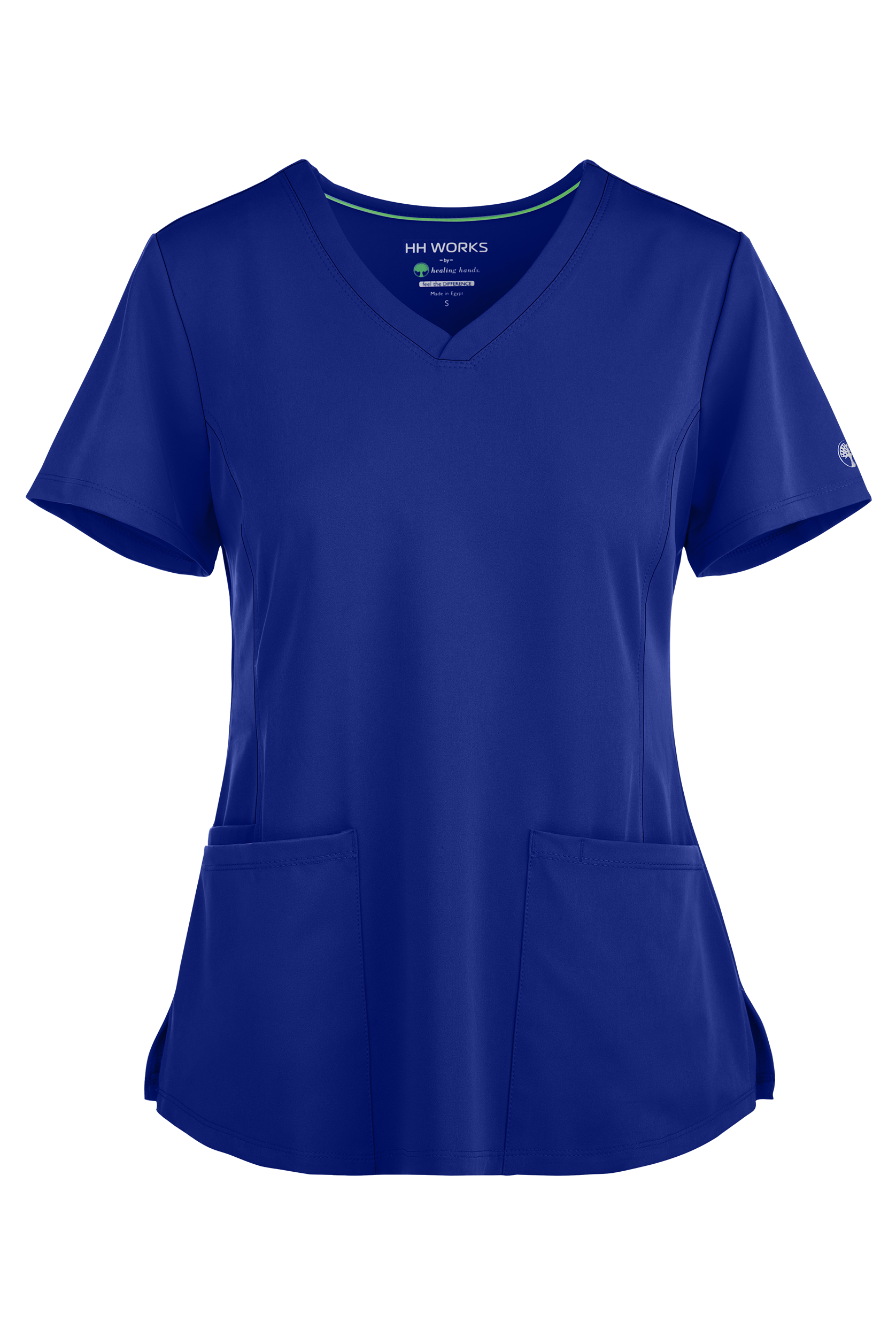 HH Works by Healing Hands Monica Women's 4-Pocket STRETCH V-Neck Scrub Top