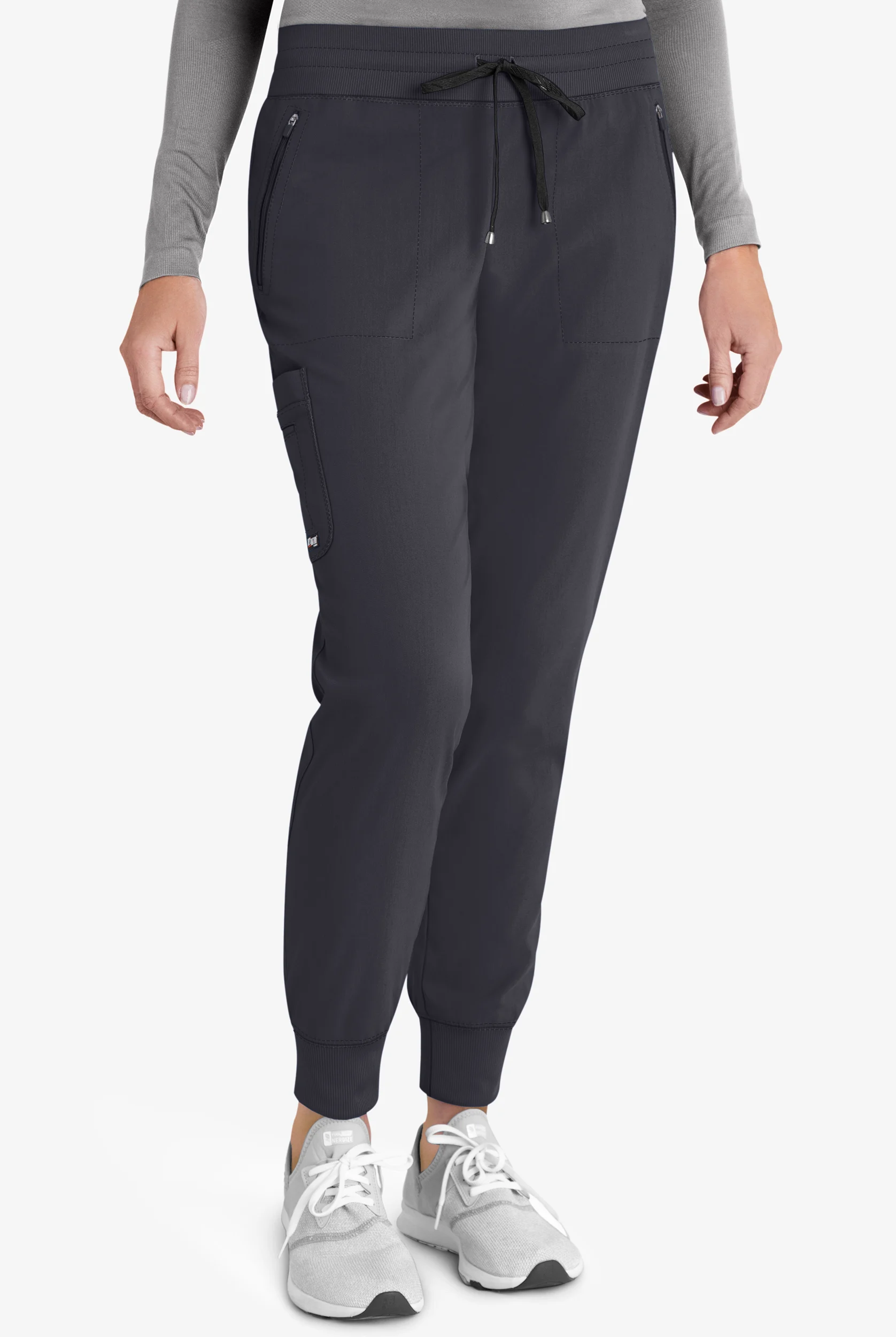 Grey's Anatomy by Barco Spandex STRETCH Eden Women's 5-Pocket Cargo Jogger Scrub Pants - Tall