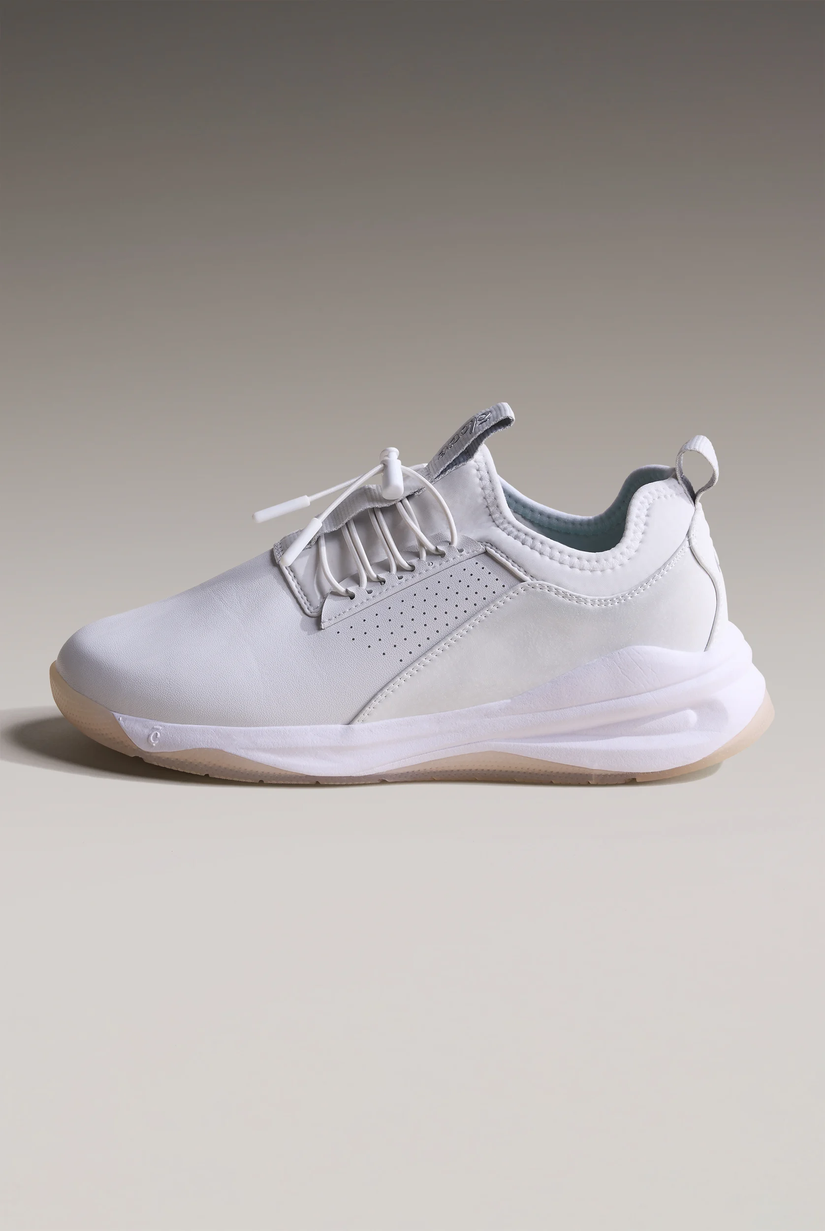 Clove Classic Brilliant White Women's Bungee Athletic Shoe