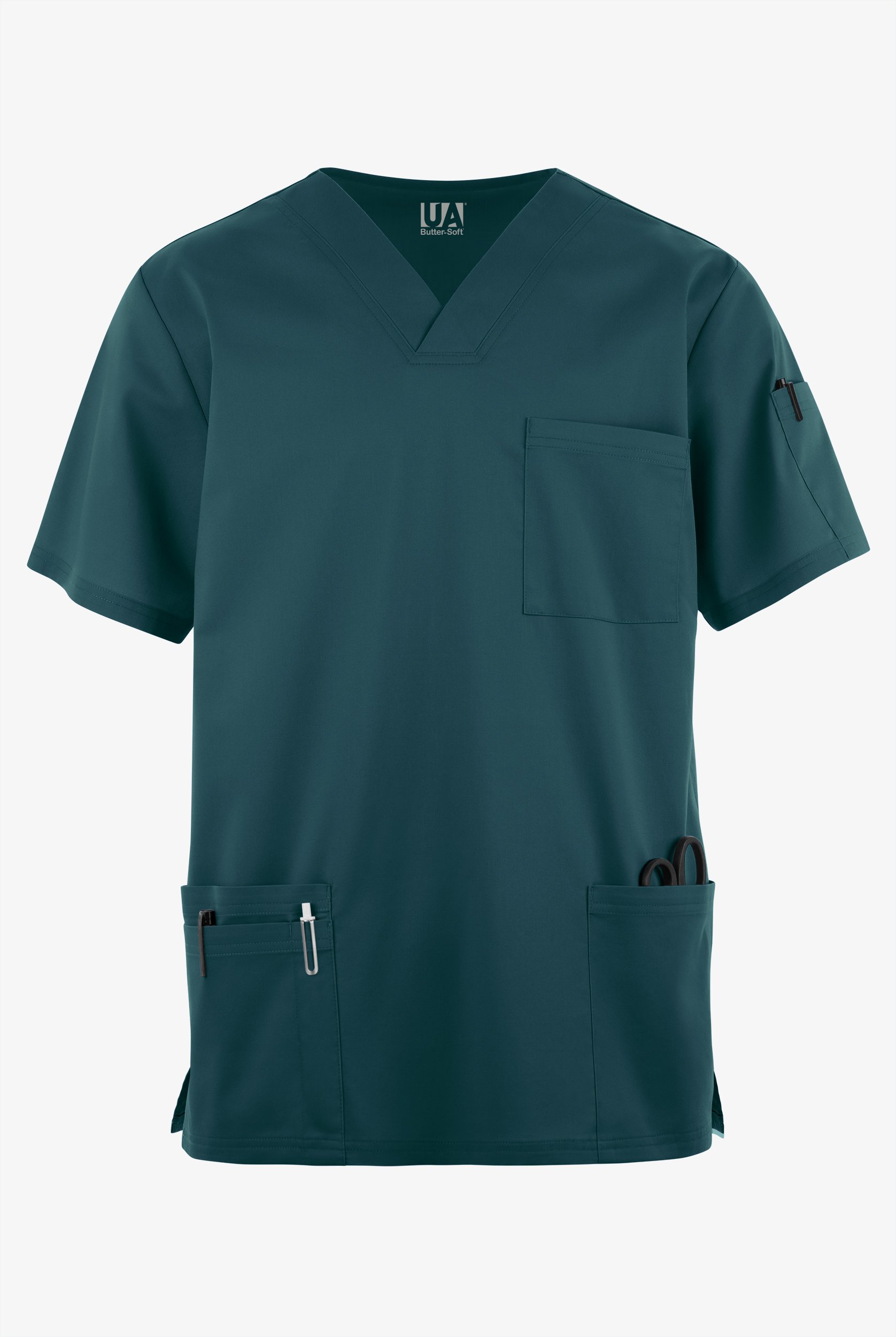 Butter-Soft STRETCH Men's 6-Pocket V-Neck Scrub Top