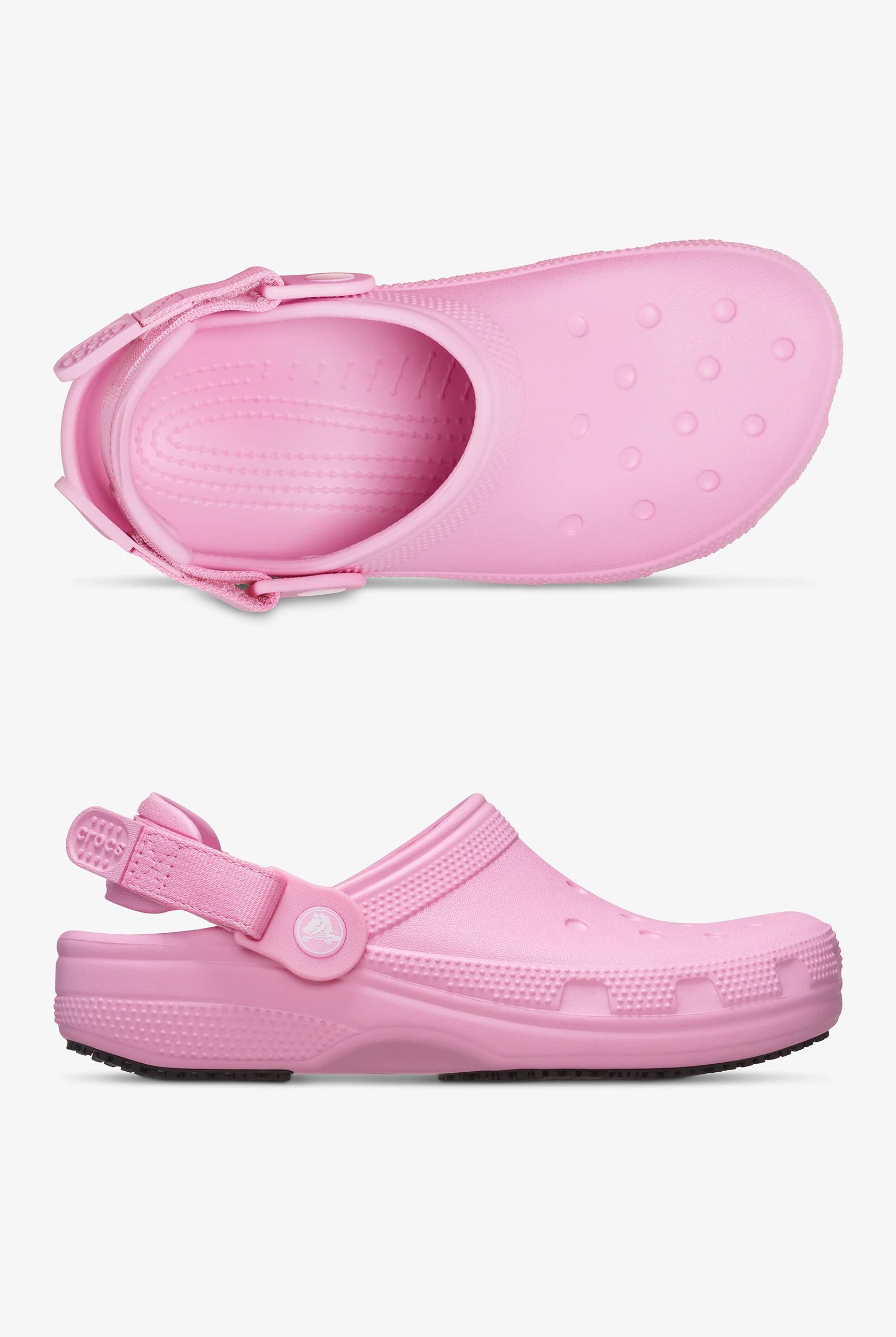 Crocs Unisex Classic Work Pink Tweed Clogs