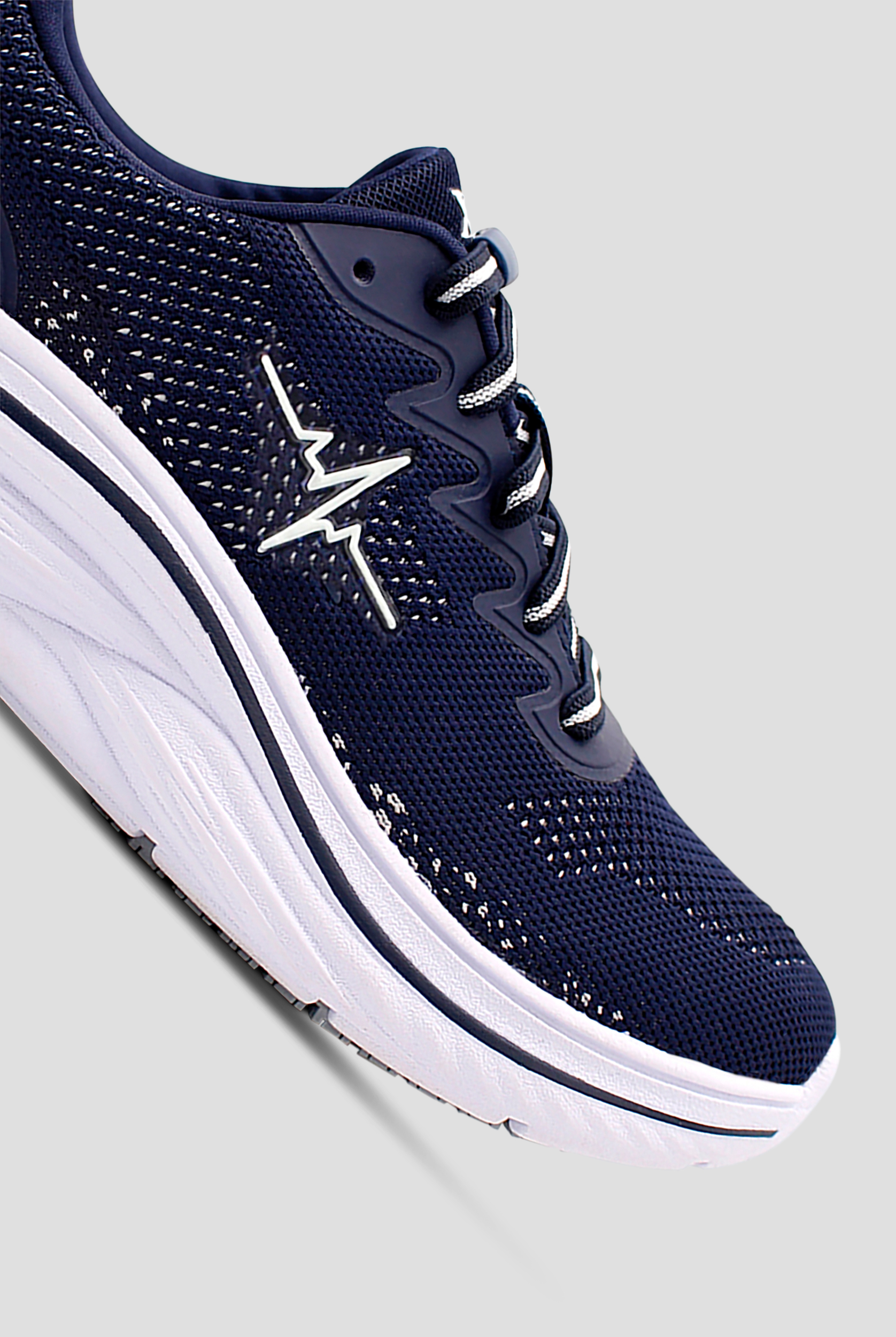 Zapatillas deportivas antideslizantes LaForst Extreme Comfort Gliders Heartbeat Navy Bungee para mujer