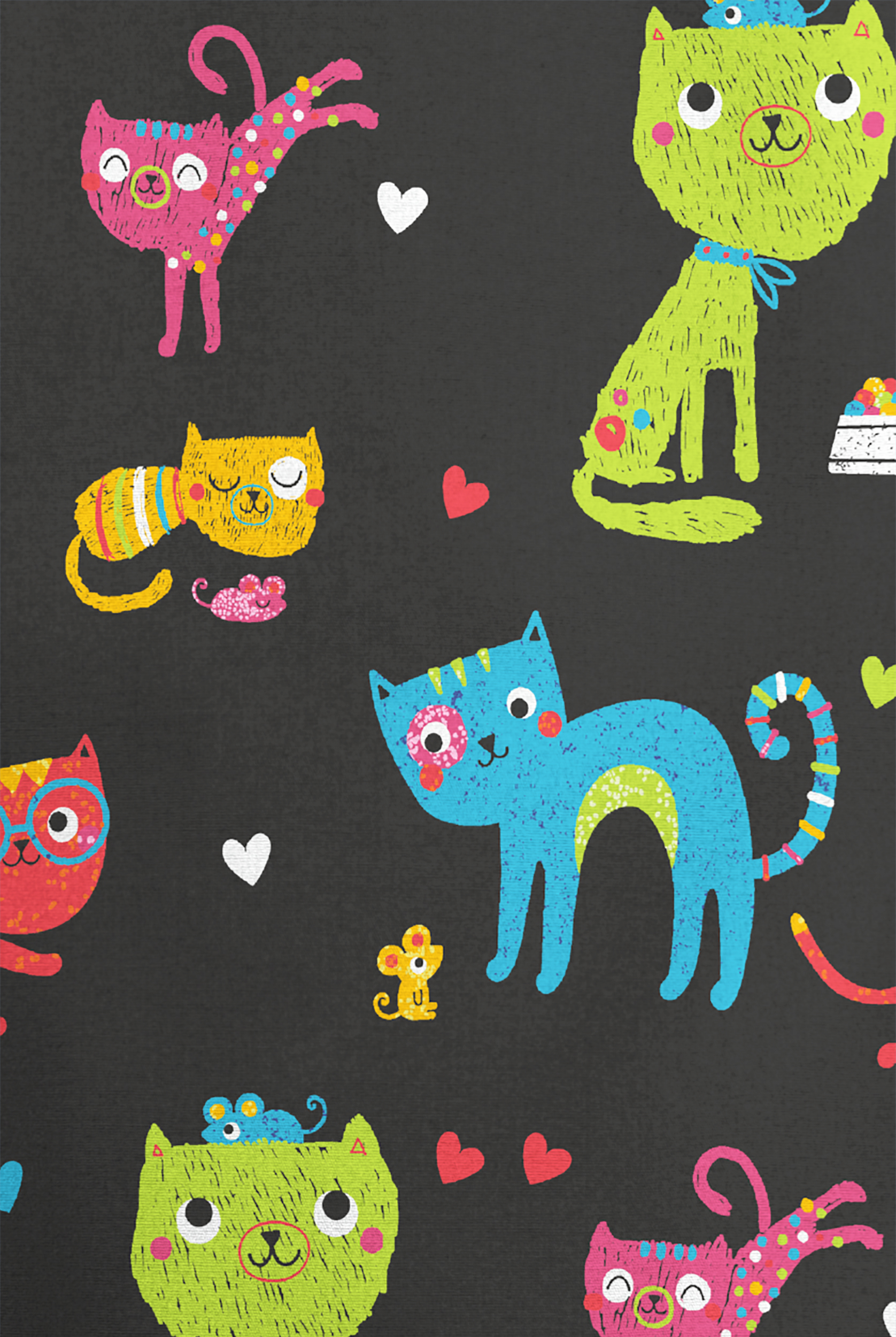 Happy Scrubs Friendship Women's 4-Pocket Rounded V-Neck Print Scrub Top