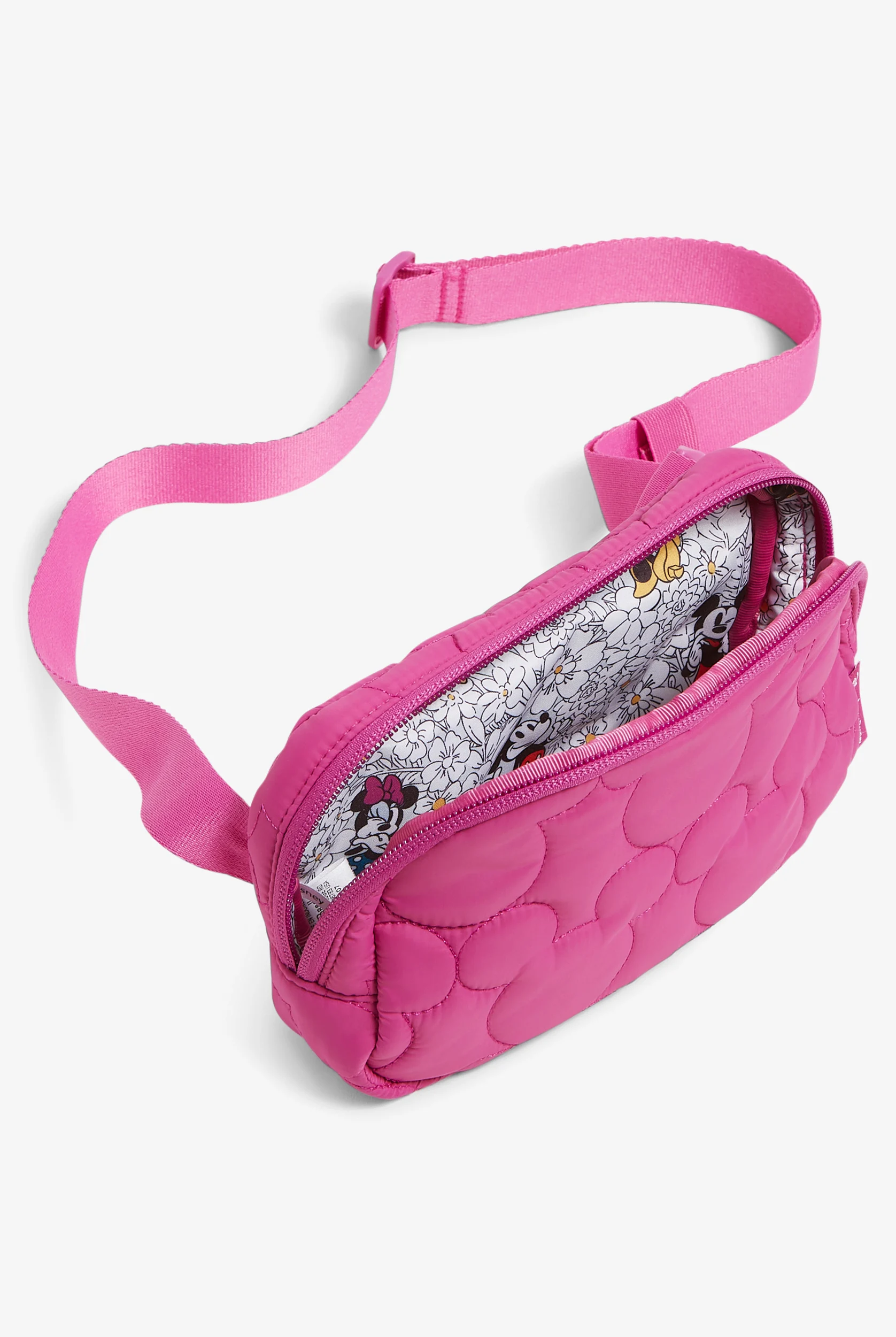 Vera Bradley Disney's Mickey Featherweight Butterfly Bush Plum Quilted Mini Belt Bag