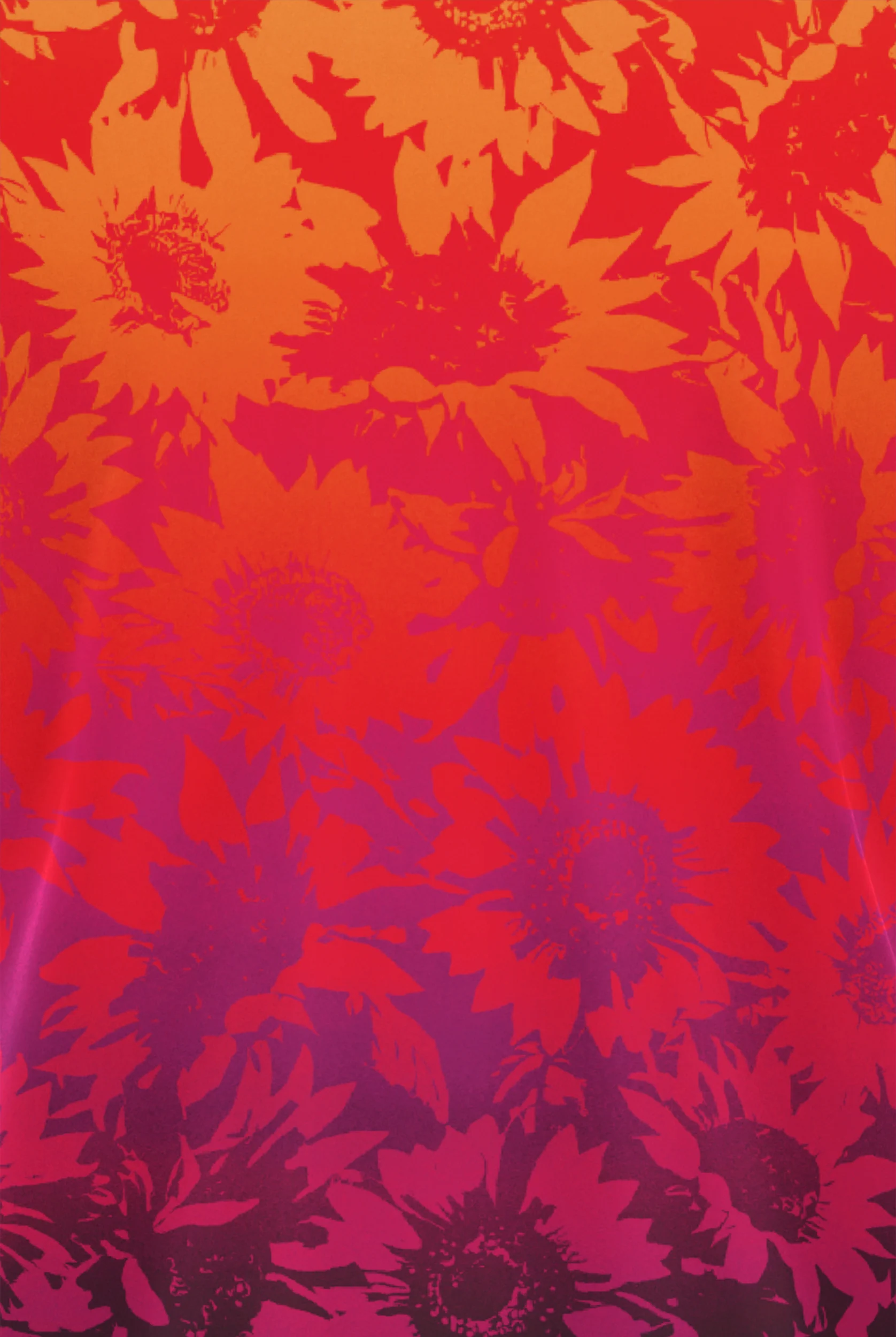 Easy STRETCH Sunflower Dusk Onyx Women's 2-Pocket V-Neck Print Scrub Top