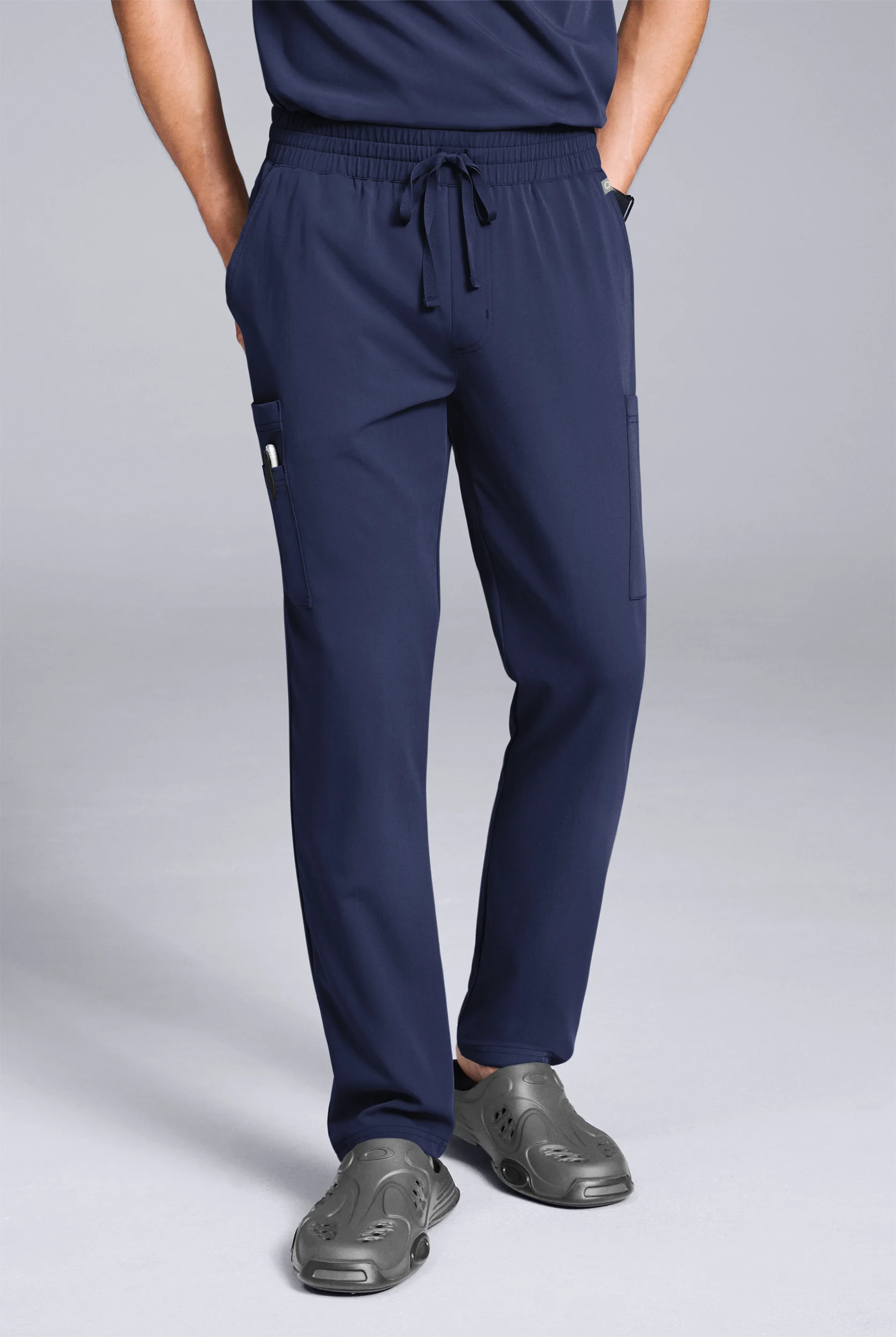 Hypothesis S-R Shift Ready Men's 8-Pocket Straight Leg Cargo Scrub Pant